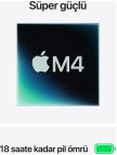 Apple MacBook Air M4 16GB 256GB SSD macOS 13" Taşınabilir Bilgisayar Gümüş MW0W3TU/A
